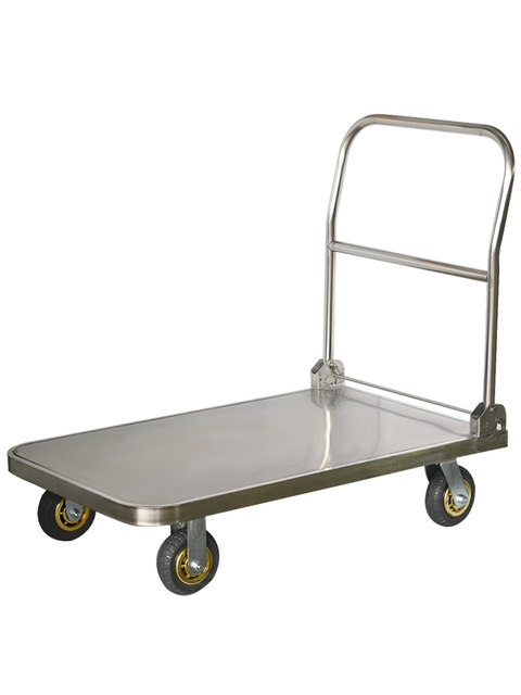 Toshida ສະແຕນເລດ trolley flatbed, ໂຄງຮ່າງການຂົນສົ່ງ, ລົດຍູ້, trolley ພັບງຽບ, ດຶງ trailer ລົດບັນທຸກ