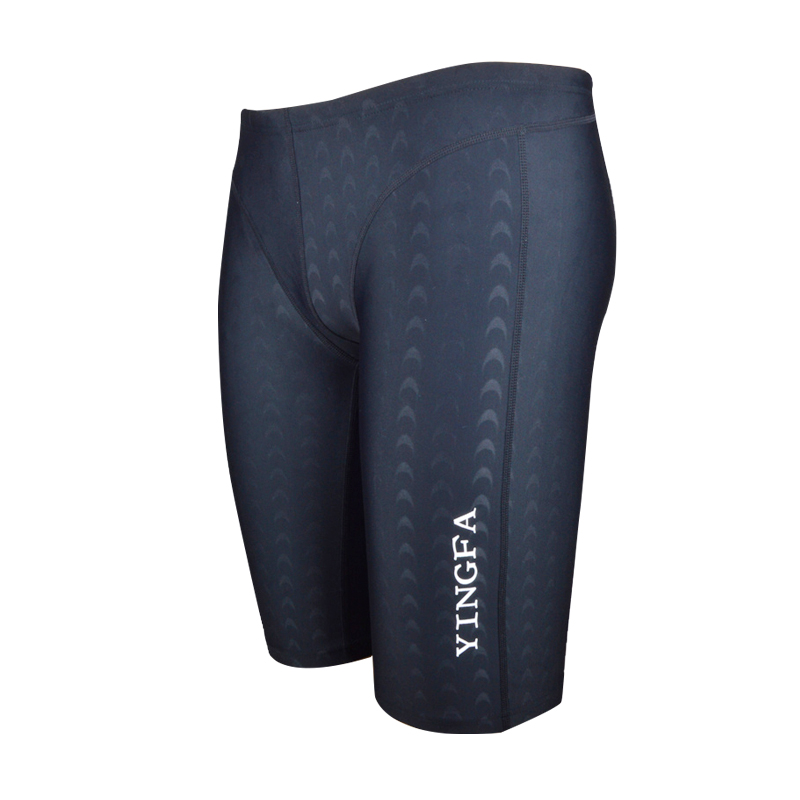 Young hair swim pants male specialist swimming training shark leather adult male swim pants 5205