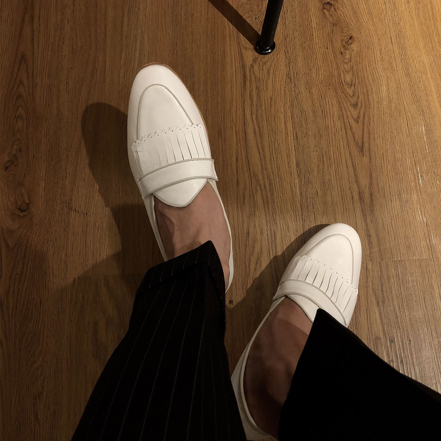 Doudou shoes men's Korean version of the trend British lazy casual leather business leather shoes men's one pedal all-match soft leather shoes