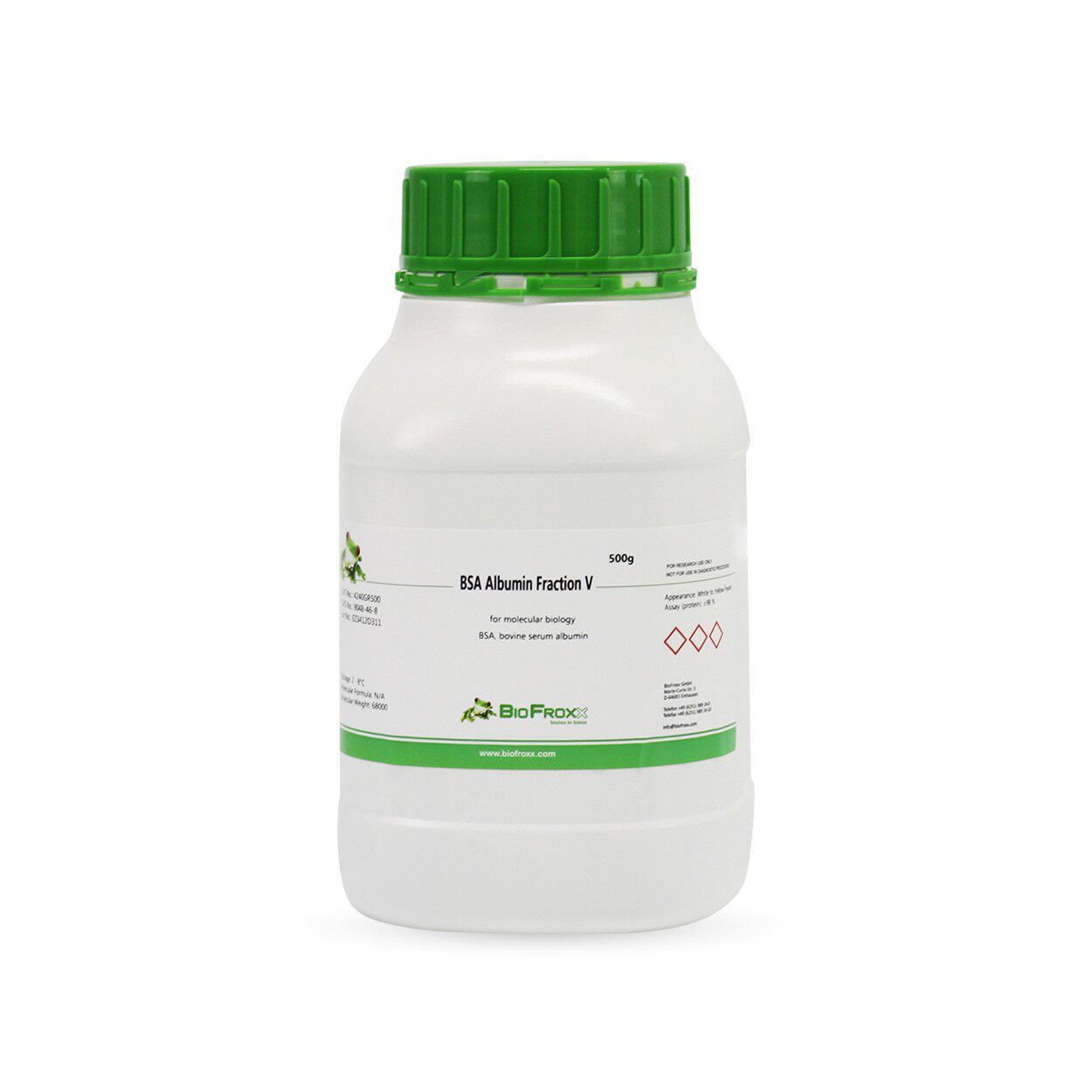 BioFroxx 4240GR500 牛血清白蛋白V BSA(Albumin Bovine) 500g