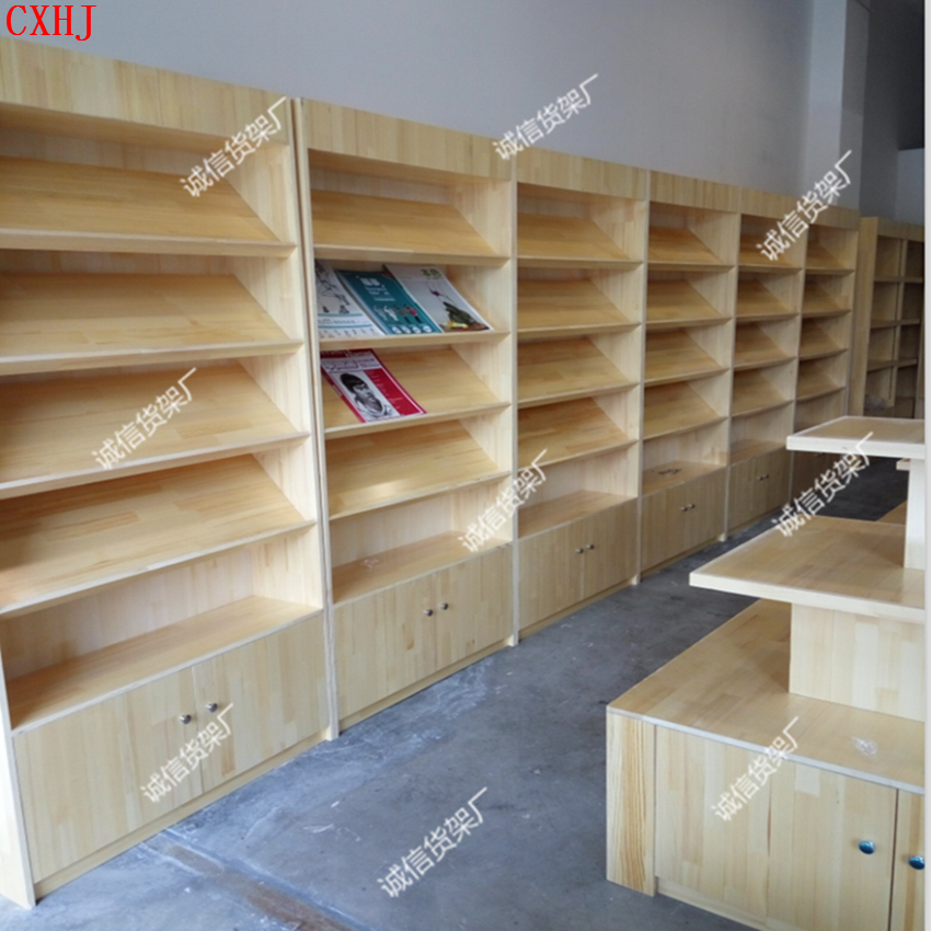Wood Show Cabinet Library Shelf Ploy Bookshelves Reading Room Bookshelves Middle Island Display Cabinet Log By Wall Exhibition Cabinet