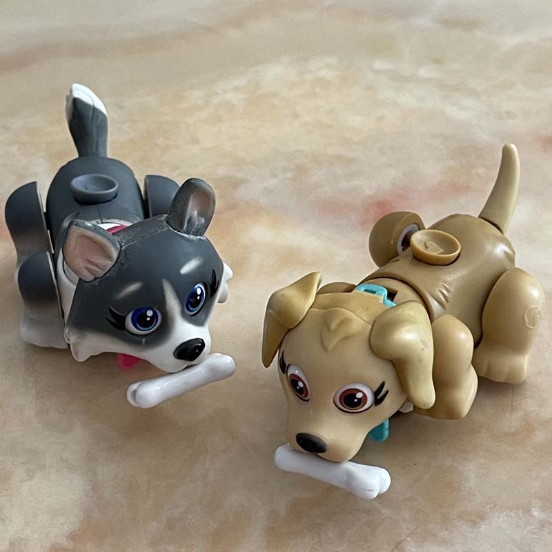 Export children push and slide to walk, eyes can move head can shake simulation pet plastic puppy dog ​​toy