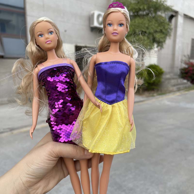 Export Sequin Dress Up Fashion Princess Girl Simulation Mermaid Princess Doll Doll Doll Gift Toy