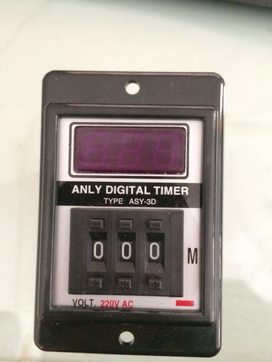 Control switch time controller when ASY-3D 1M-999M timer