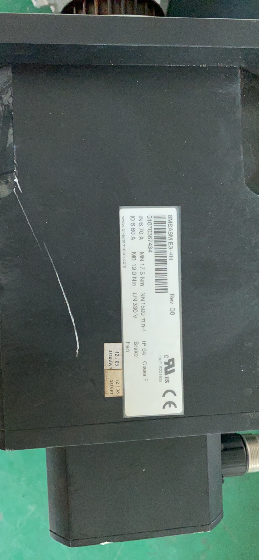 Bergale servo motors 8MSA6M E3-HH spot sale of the repair test