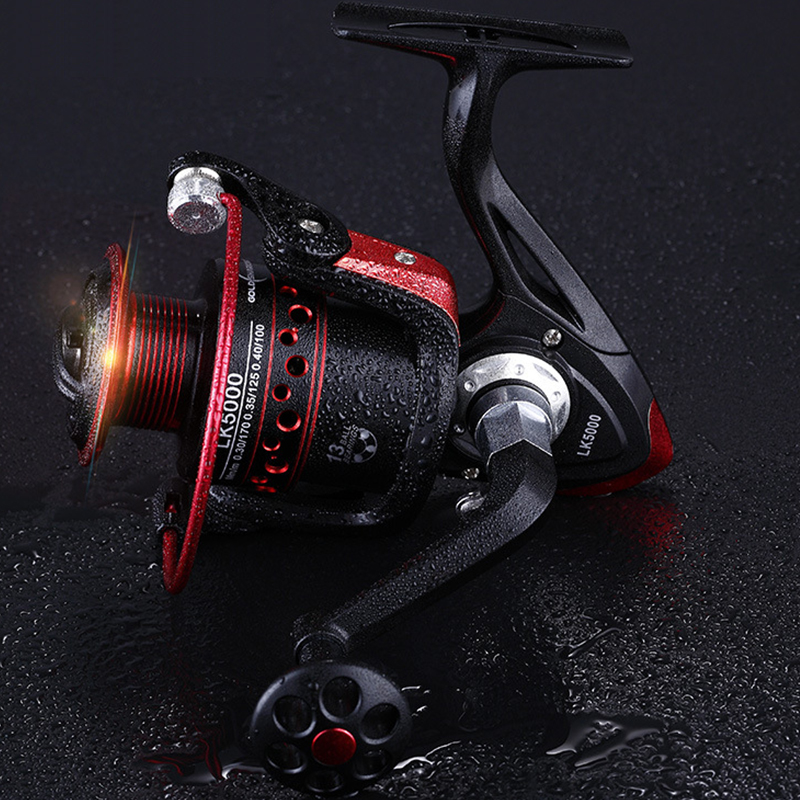 Fishing roll line instrumental sub 13 shaft full metal head left and right swap far throw wheel throwing rod big things fish line sea rod wheel fishing gear