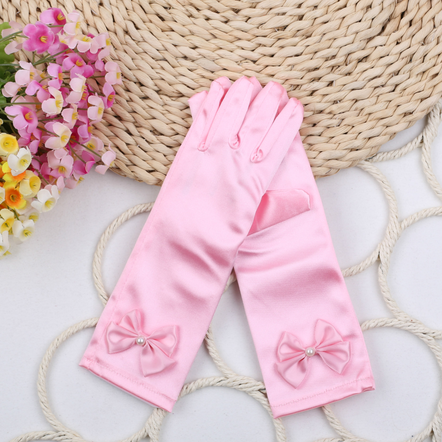 Gants pour fille en satin - Ref 2150465 Image 8