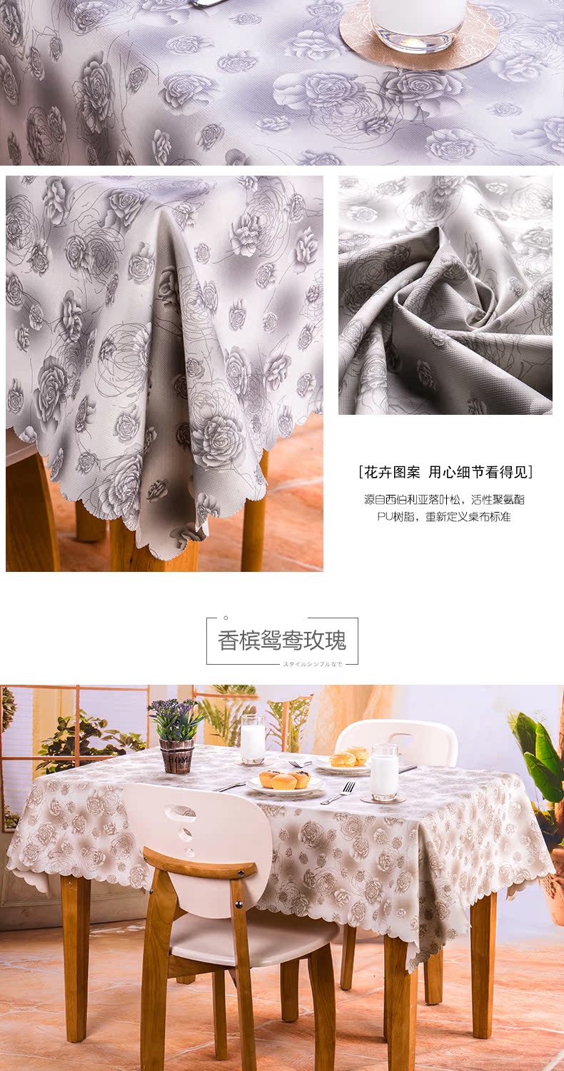 Khăn trải bàn không thấm nước mat bàn cà phê bàn ​​khăn trải bàn vải chống vảy dầu không dùng một lần khăn trải bàn tiệc