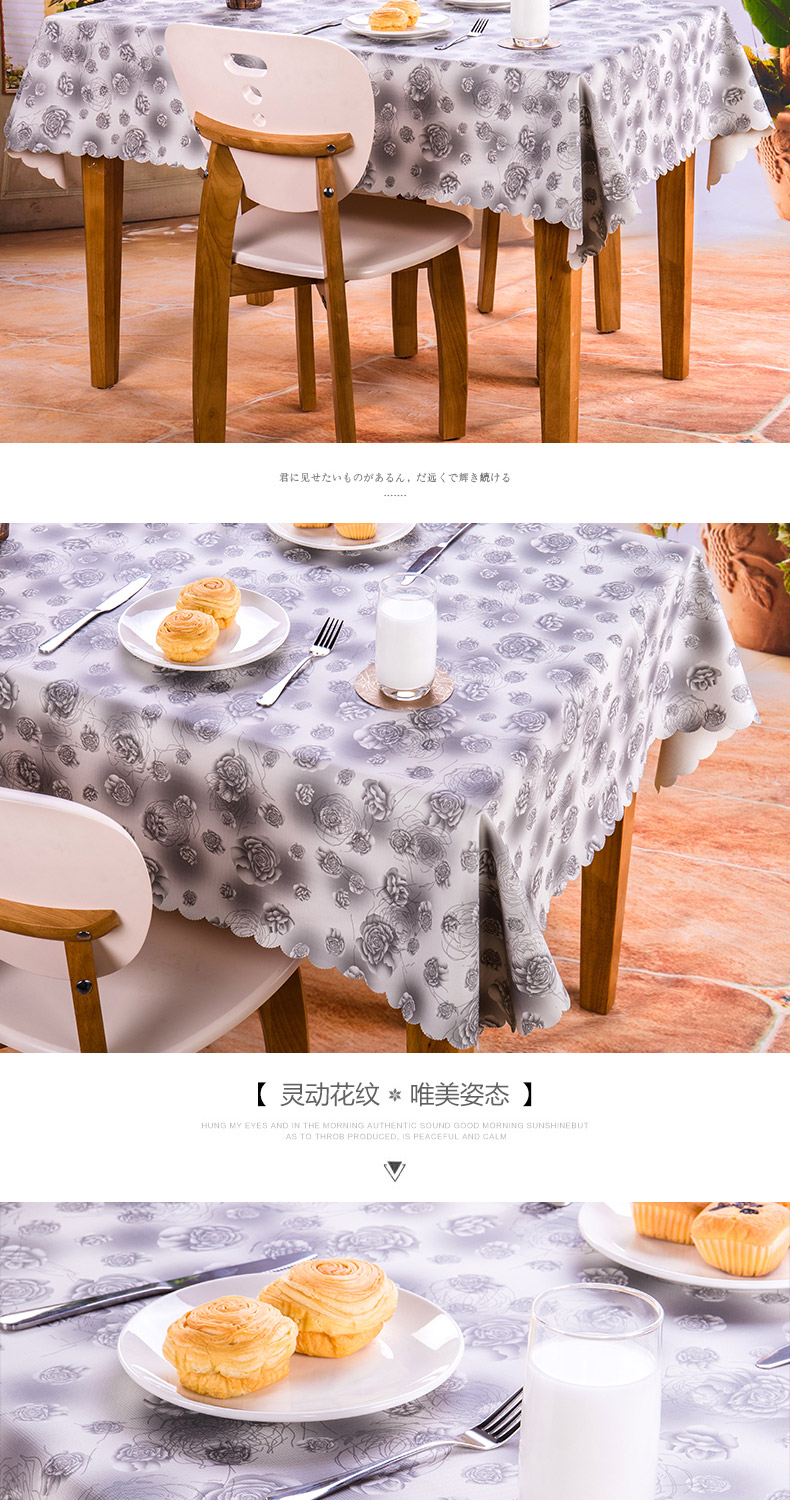 Khăn trải bàn không thấm nước mat bàn cà phê bàn ​​khăn trải bàn vải chống vảy dầu không dùng một lần khăn trải bàn tiệc