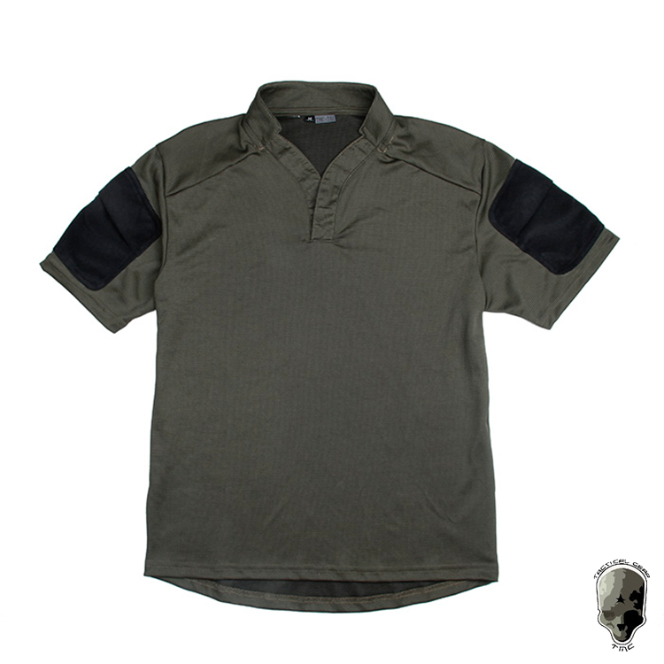 TMC new spring and summer men's short-sleeved T-shirt V-neck tactical top single guide quick-drying elastic fabric TMC3409