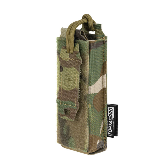 TOPTACPRO 전술 MOLLE 단일 도구 가방 9MM 데니어 클립 후크 핸들 EDC에는 핸들 매트가 함께 제공됩니다.