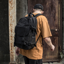 ABOYS backpack mens summer tide brand Japanese schoolbag male high school junior high school students simple ins tide backpack