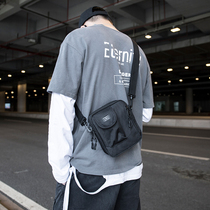 ABOYS Japanese student mini shoulder bag casual messenger bag mens ins trendy brand sports personality tooling small bag