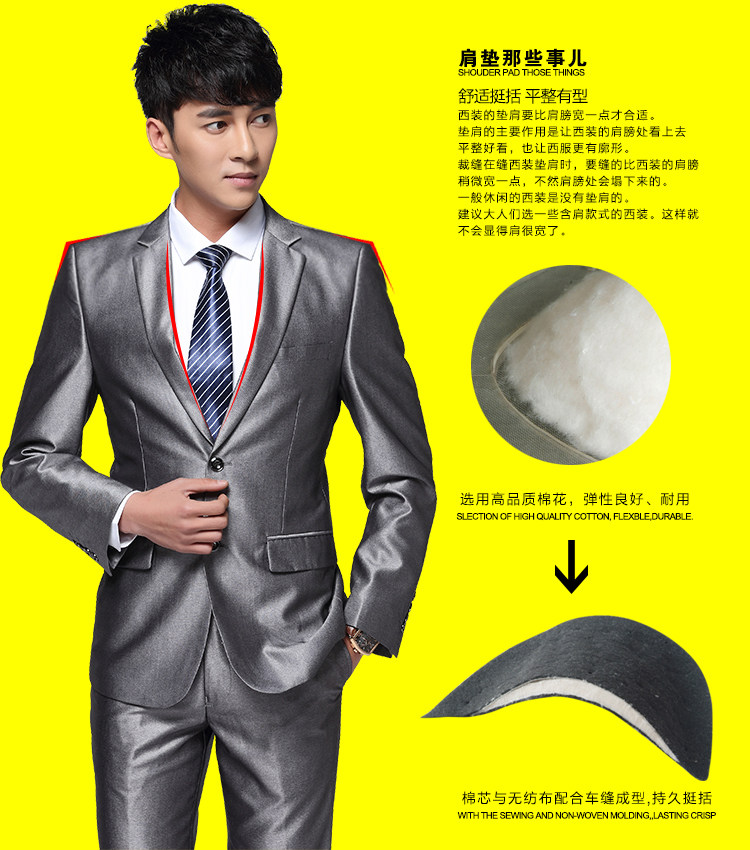 Costume homme en laine pour Quatre saisons - Ref 1553194 Image 31