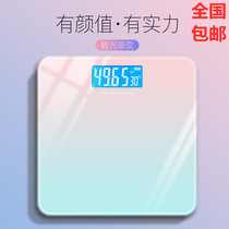  Electronic scale Household small weight scale accurate family human body weighing meter rechargeable girls dormitory durable and cute