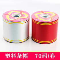 Opening flower basket banner inscription Greeting writing blessing ribbon Plastic phnom penh writing ribbon wreath tie decorative streamers