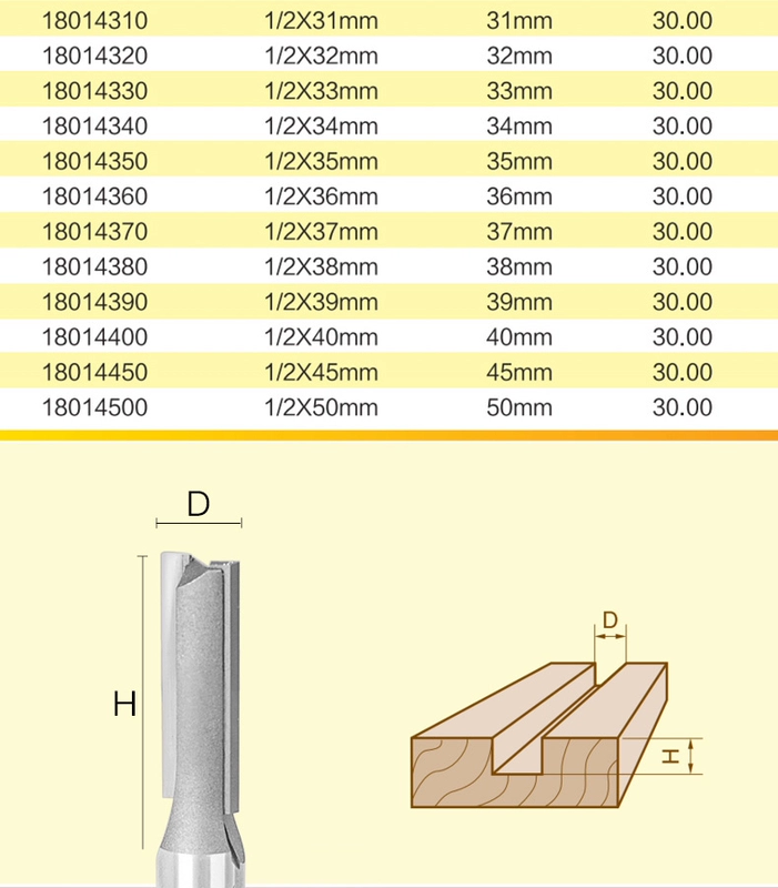 Lưỡi dao Chuanmu Dao dao lớp Số dao thẳng 1 2 * 1 4 lưỡi với dao phay thẳng 1801A lưỡi cắt nhôm