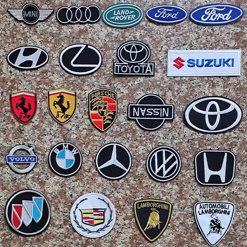 Car Logo Badge Fabric Patch Clothing Patch Embroidery Applique Clothing Label Hand-Sewn Patch Car Logo Badge Fabric Patch Clothing Patch Embroidery Applique Clothing Label Hand-Sewn Patch