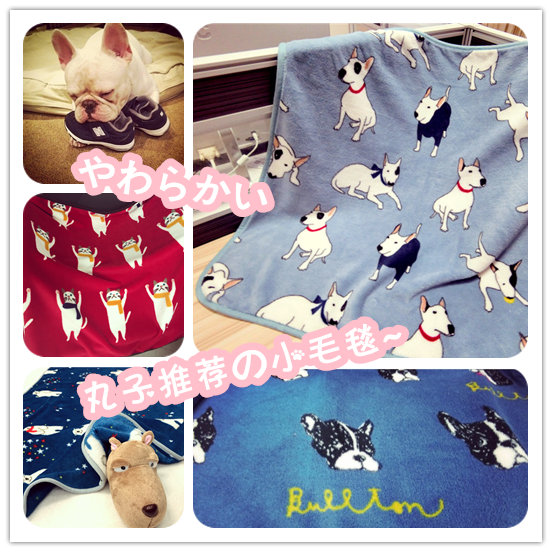 One cute and popular quilt for each dog ~ pet mat dog blanket teddy mat velvet