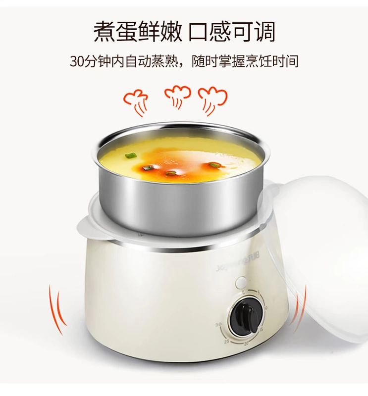 Cooker Máy đánh trứng hai lớp mini ZD-7J92 tự động tắt nguồn hấp thời gian nhỏ đa chức năng - Nồi trứng