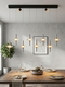Minimalist Ufo Bar Pendant Light, Modern Light Luxury Restaurant Long Pendant Light, Creative and Unique Island Table Long Line Pendant Light