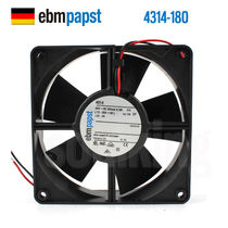 New ebmpapst 4314-180 12032 24V 8 24V 5w frequency converter medical device cooling fan