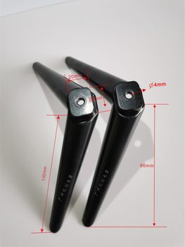 Brand New 32-75 Inch Lcd Tv Base, Universal Alloy Tv Stand, Check the Installation Screw Hole Spacing