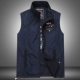 Mùa xuân và mùa thu vest cá mập cộng với cotton kinh doanh vest nam đứng cổ áo dày vest rộng tay áo rộng kích thước lớn - Áo vest cotton áo khoác mùa đông nam