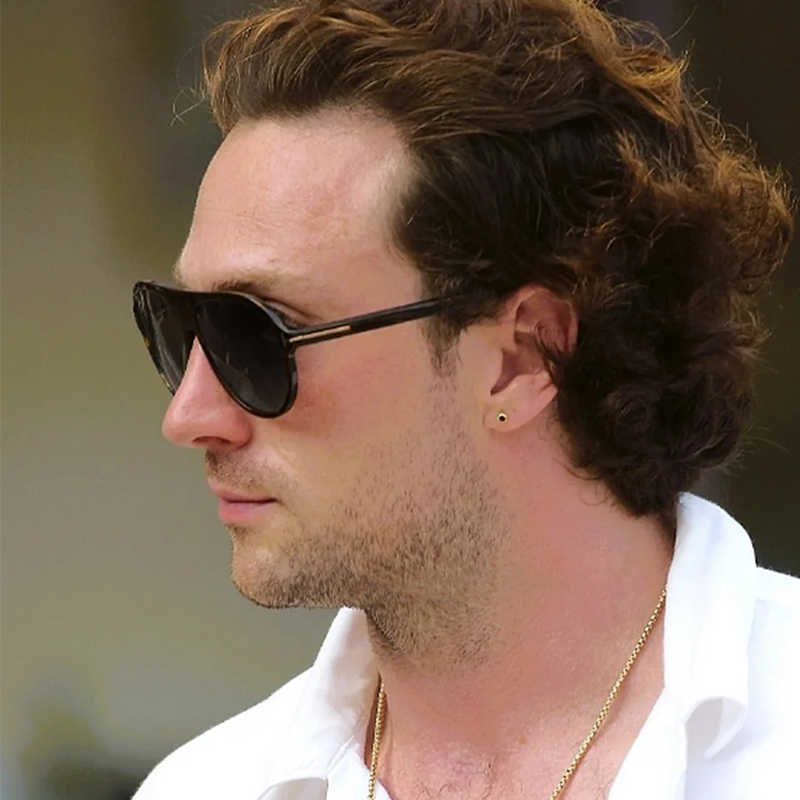 Aaron Taylor Johnson's Same Style Large-Frame Sunglasses for Men, High-End, Special for Driving, Anti-Uv Sunglasses