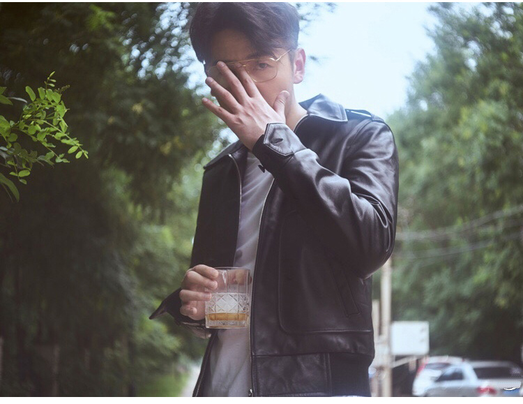 Lei Jiayin kính khung vàng lụa cặn bã yêu cầu kim loại cạnh retro nam hipster cá tính đôi chùm nữ kính đổi màu