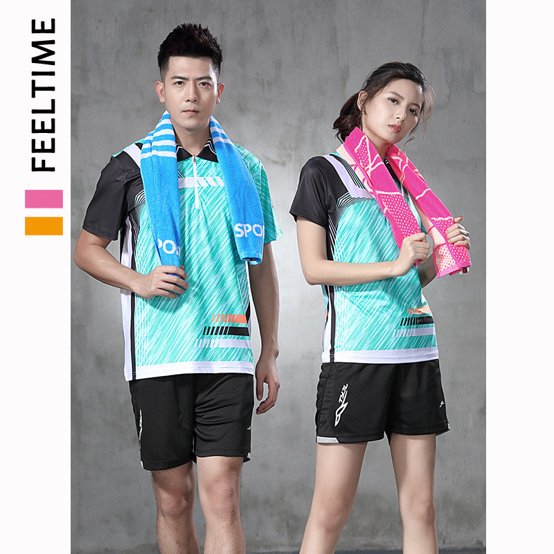 Badminton Suit Summer Men And Women Suit New Speed Dry Breathable Table Tennis Volleyball Tennis Sports Jersey Custom Print
