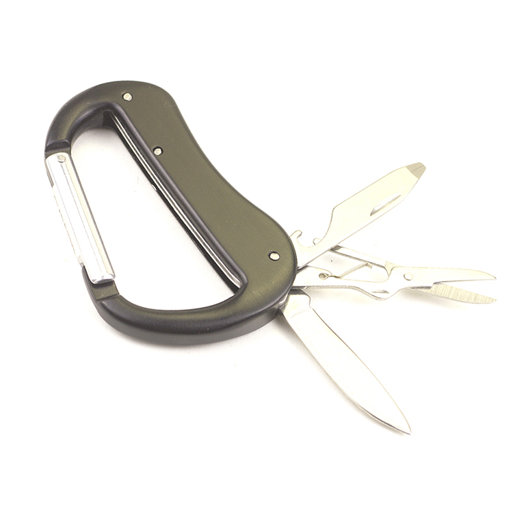 Đa chức năng dao gấp dao Mini dao quân đội Thụy Sĩ dao carabiner treo chìa khóa vòng dao ngoài trời gấp dao bộ dao nhà bếp của Nhật