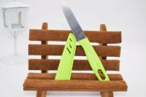 19 Candy color fruit knife kitchen melon fruit peeling household stainless steel portable knife with set of knife