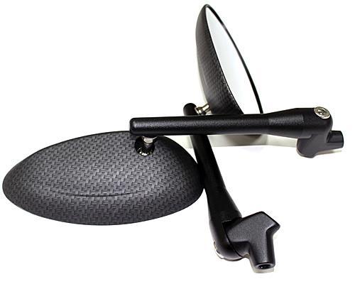 MAGAZI MG1828 Gương chiếu hậu bằng nước sợi carbon Phản chiếu gương mới Trận chiến BWSR Calf N1 N1S - Xe máy lại gương kiếng xe vision