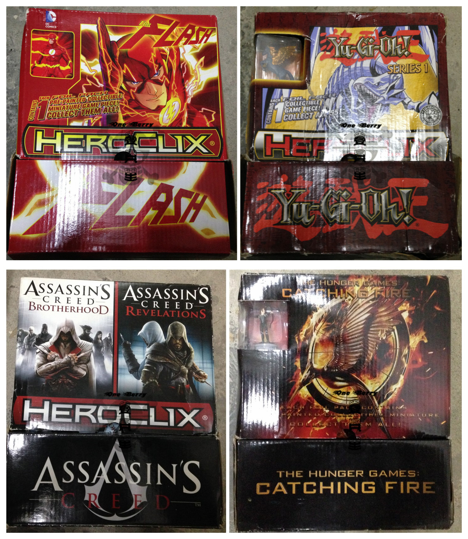 WIZKIDS HEROCLIX ASSASSIN's CREED, YU-gi-GI, ALL THINGS CREATION, DRAGONS, HUNGER GAMES, WAR CHESS