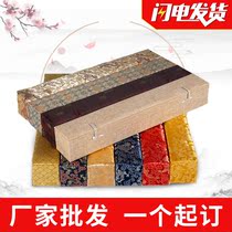 Shugezhai calligraphy and painting packaging calligraphy and painting box storage painting box scroll box Chinese painting collection box cylinder brocade box custom-made