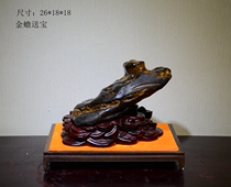 Guangxi Large Fossil Gold Toad Sending Treasure guests Stone Moore Stone Chiishi natural stone waterstone Taihu Stone Manao Stone