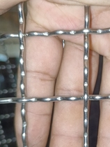 Stainless steel 420 rolled fence square 30 flower thick anti-rust mesh wear-resistant sheet metal filter grid 1 wire mesh woven screen