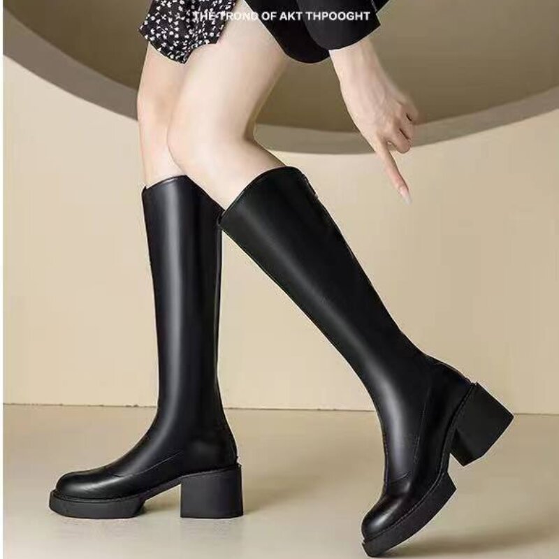 It's too advanced too ~ VIMI GREAT However, the knee is high with the thick bottom rider's thin skinny lady-Taobao