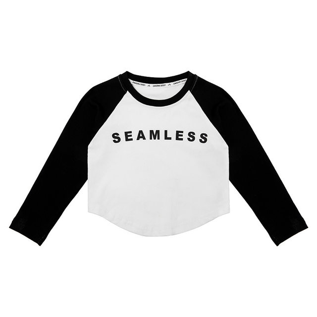 Girls bottoming shirt spring and autumn foreign style 2023 new baby long-sleeved t-shirt pure cotton a class top short spring children's clothing