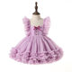 Girls' dress summer suspender skirt Lolita princess tutu skirt baby's first year super foreign style dress flower girl performance