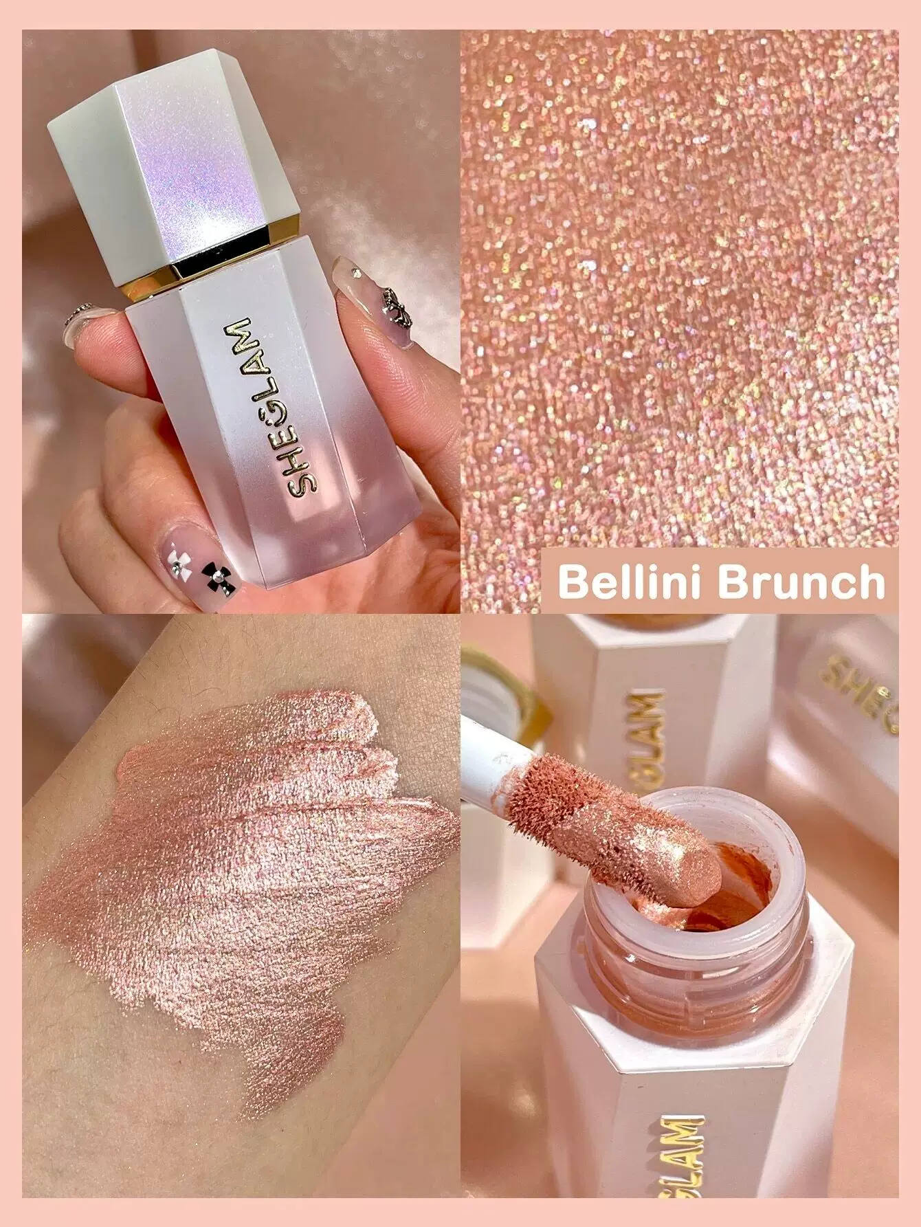 Spot SHEGLAM спот американский жидкий хайлайтер ярче shimmering SHEGLAM GLOW BLOOM нишевой бренд
