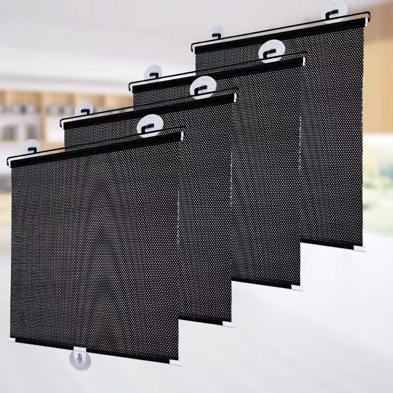 Truck Curtains for Sun Protection, Large Truck Curtains, Retractable Truck Sunshades, Telescopic Side Curtains, Truck Window Sunshades