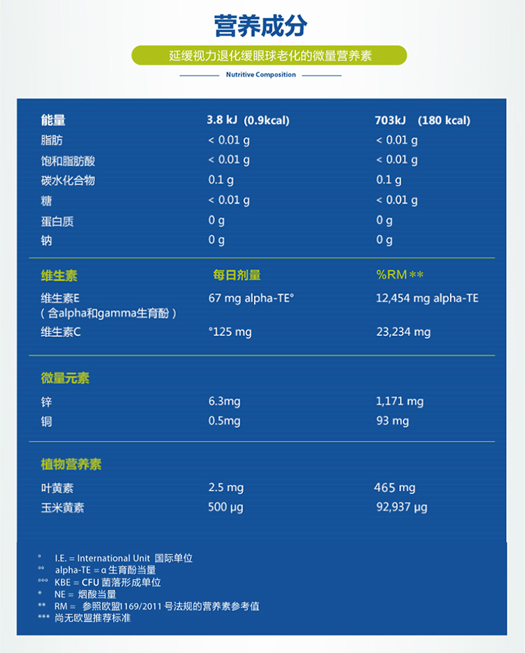 Orthomol 奥适宝AMD预防中老年黄斑变性