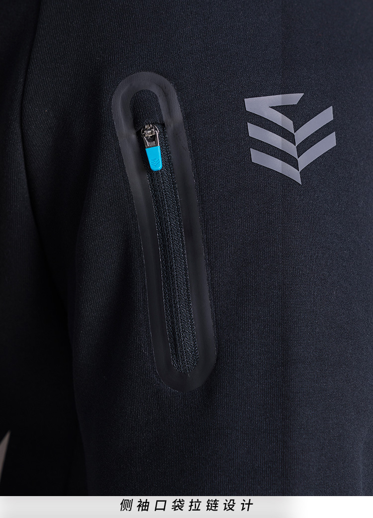 Alpharmy Áo Fahrenheit Fitness Áo len nam trùm đầu mùa đông Thể thao ngoài trời Zipper Jacket Áo khoác phù hợp - Thể thao lông cừu / jumper áo thun tay dài nam