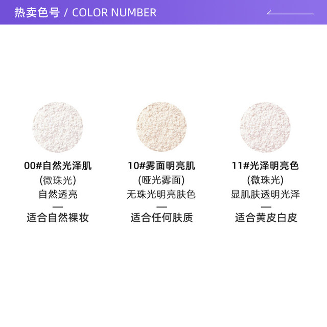 Decor Xin Yue Rong Luang Silk Soft Powder 20g Setting Powder Makeup Long-lasting Powder Delicate Powder