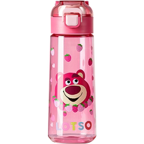 (Self-operated) Xiangpu Strawberry Bear tritan childrens portable cup for male and female students portable direct drinking water cup with high temperature resistance