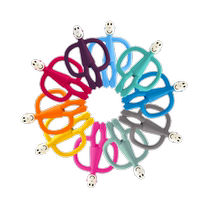 (Self-operated) British MatchstickMonkey Matchstick Teether with Tail Baby Teething Anti-eating Hand Bite