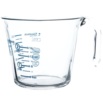 Glasslock importe tasse de verre épaissi coupe de verre résistant à la chaleur micro-ondes coupe de lait de qualité de cuisson