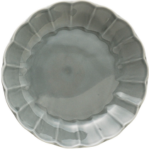 (Self-operated) Mino ware imported from Japan kiln turned large plate underglaze plate household dish plate ceramic dinner plate 2-piece set